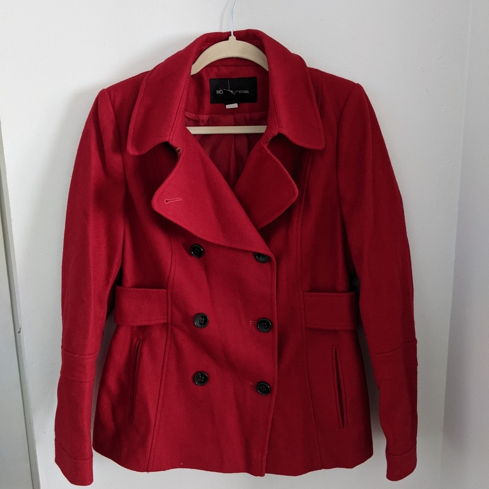 Red Peacoat